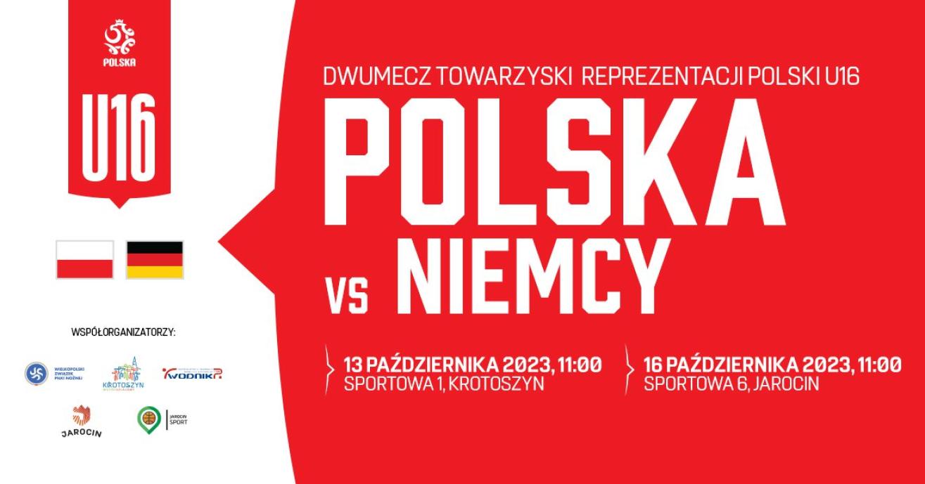Bilety na mecze reprezentacji do lat 16 Polska – Niemcy