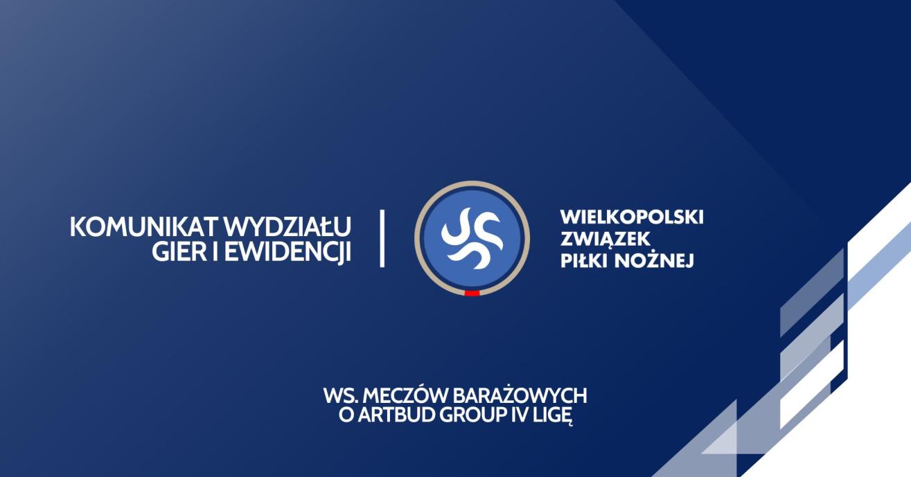 Komunikat WGiE w sprawie meczów barażowych o miejsce w IV lidze w sezonie 2025/26