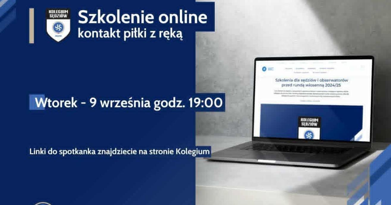 Szkolenie on-line dla sędziów, obserwatorów i przedstawicieli klubów z Wielkopolskiego ZPN